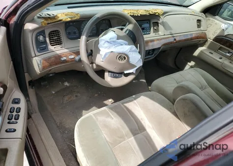 2005 Mercury Grand Marquis Gs из США, поврежденный, VIN 2MEFM74W55X629606